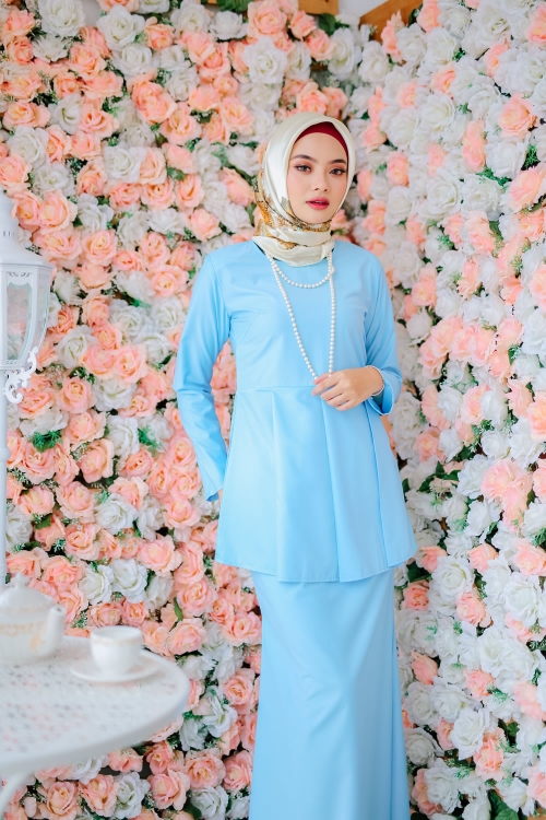 Miss Tipah Kurung - Baby Blue