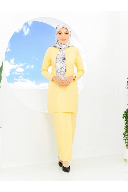 CIK KALSOM KURUNG BABY YELLOW